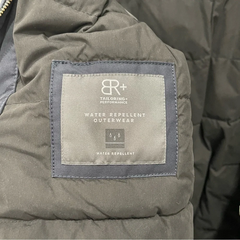 Banana Republic Cotton Filled Full Zip Jacket Preppy Navy Men’s XL